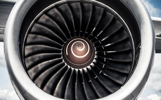 © Getty Images: Turbina de avião